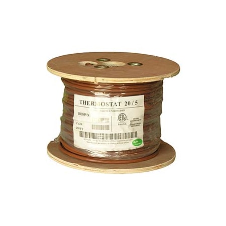 Bestlink Netware Unshielded CMR Thermostat Cable Solid Copper PVC- 20/5- 500Ft 202880